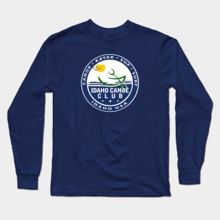 Idaho Canoe Kayak SUP Club logo tee Long Sleeve T-Shirt